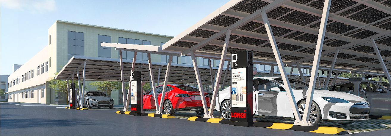 太阳能光伏充电站计划 - 工业园区停车场