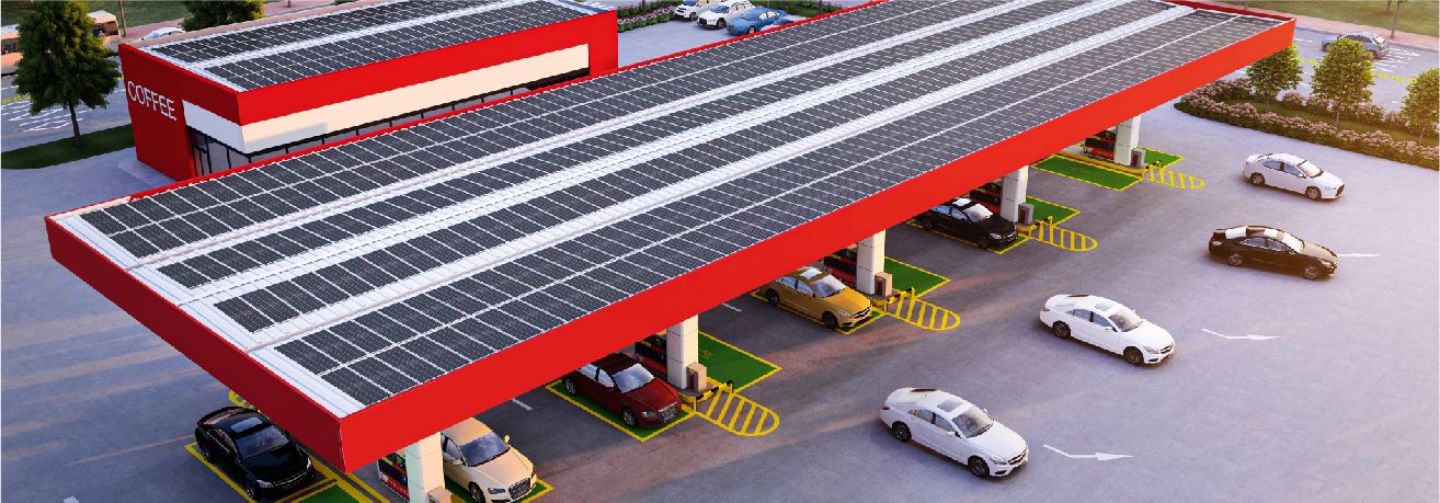 太阳能光伏充电站计划 - 高速公路加油站