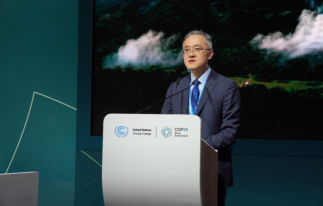 November 15th, 2024, LONGi’s Vice President and Chief Sustainability Officer Zhang Haimeng introduced the company's work in biodiversity conservation at COP29.