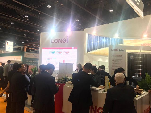 LONGi Solar Shines at World Future Energy Summit in Abu Dhab