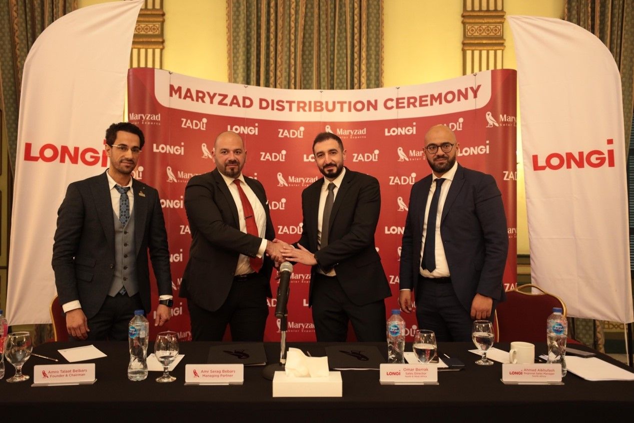 LONGi signing distribution agreement with Maryzad