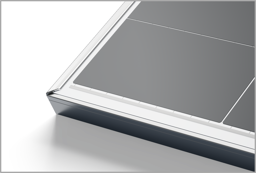 Hi-MO X10・防汚タイプのフレーム形状