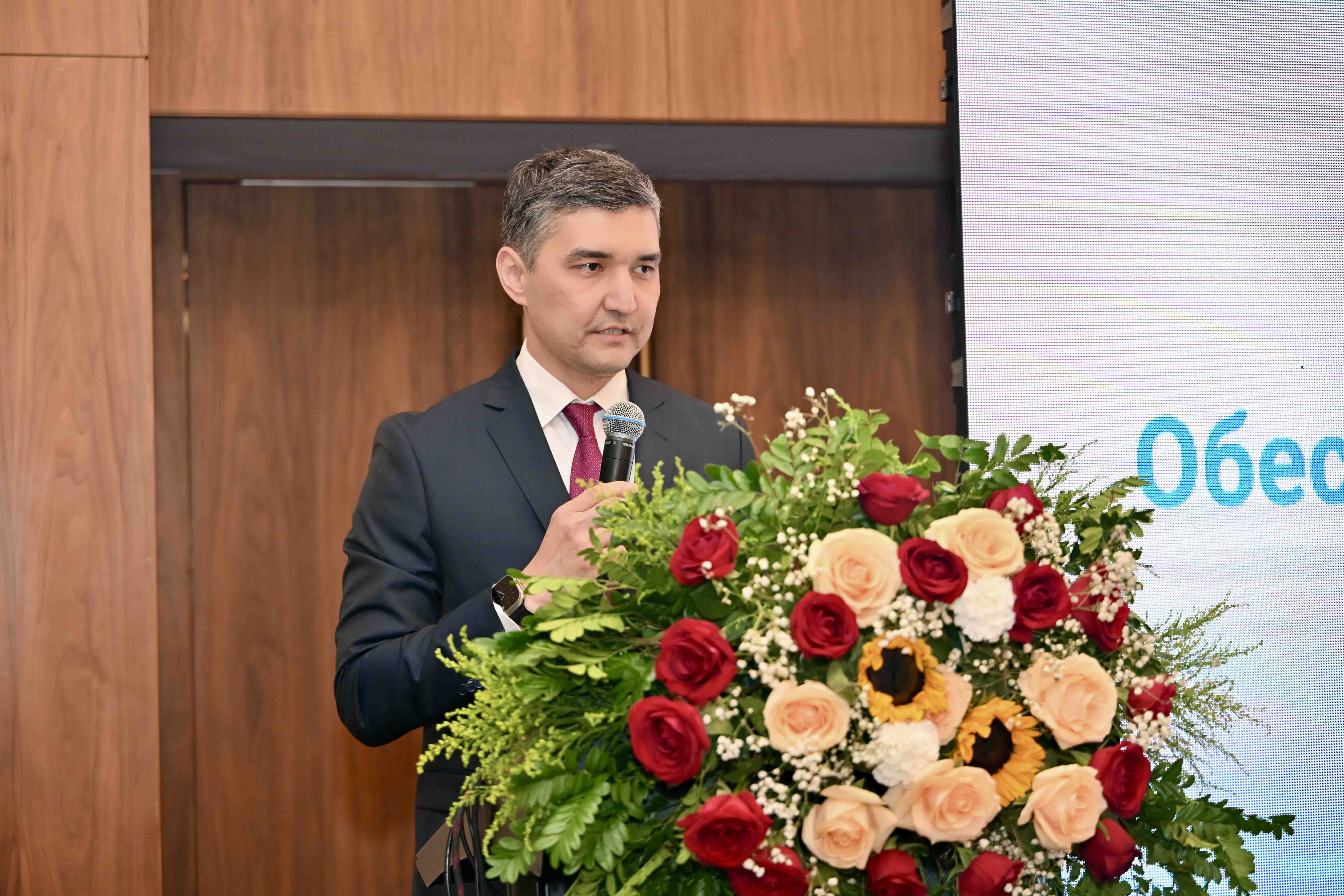 Keynote speech given by Ilyas Bakytzhan’s
