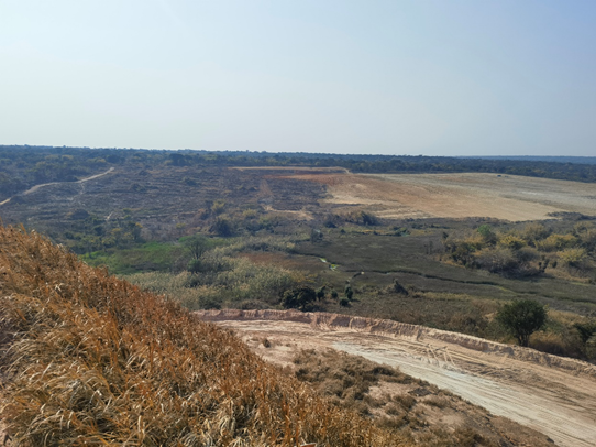 The site of FITULA solar PV plant in Chingola, Copperbelt Province, Zambia.