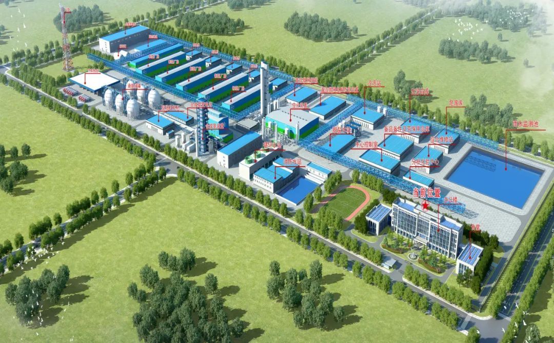 Image: renderings of Jilin Electric Power Co., Ltd.’s integrated demonstration project of green hydrogen and ammonia production from wind and solar in Da’an. Source: Jilin Electric Power Co., Ltd.