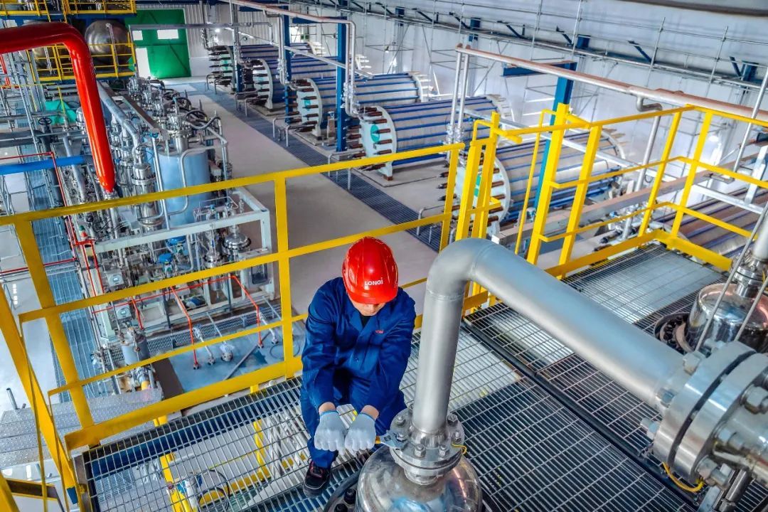 中国石化首个万吨级绿氢示范项目厂区