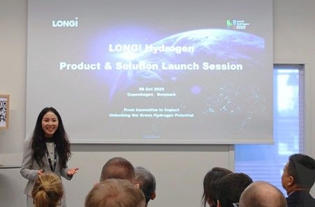 Marisol Wu, Business Development Manager of LONGi Hydrogen