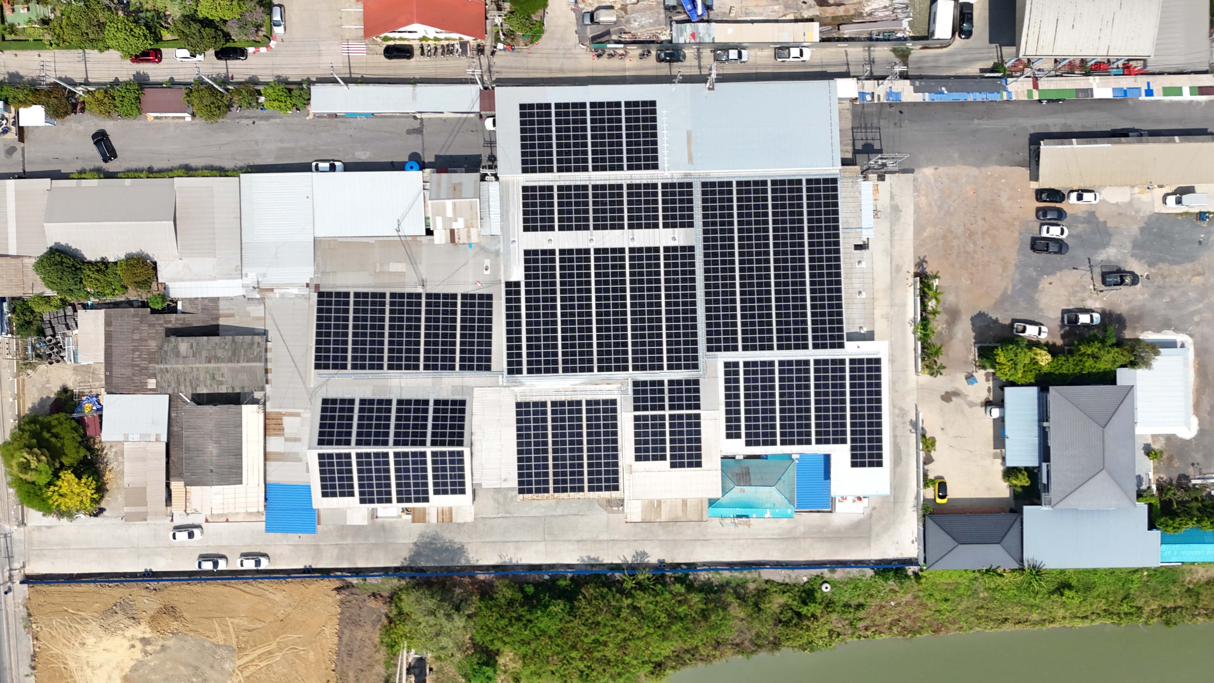 泰国春蓬瓦林饮用水公司屋顶光伏电站